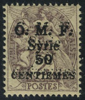 Neuf Sans Charnière N° 46a, 50c Sur 2c Type Blanc, Double Surcharge, T.B. - Sonstige & Ohne Zuordnung