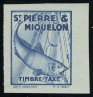 Neuf Sans Charnière N° 35, Type Morue Bleu Claire Sans Valeur Faciale ND, Bdf T.B. Maury - Otros & Sin Clasificación