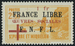 Neuf Sans Charnière N° 310/11, La Paire France Libre T.B. - Other & Unclassified