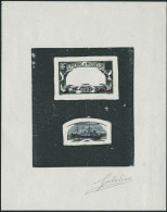 Type Chalutier De 1932. Epreuve En Noir Et Polychrome, Cadre + Centre. Signée. Superbe - Sonstige & Ohne Zuordnung
