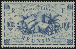 Neuf Sans Charnière N° 234a, 10c Bleu Double Impression De La Valeur, T.B. - Otros & Sin Clasificación