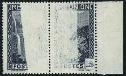 Neuf Sans Charnière N° 143A, 1f75 Bleu Foncé, Paire Horizontale Avec Impression Partielle, Bdf,... - Sonstige & Ohne Zuordnung