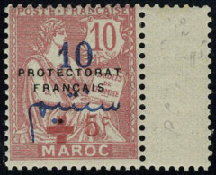 Neuf Avec Charnière N° 58, 10 + 5c Croix Rouge, Cl, T.B. Signé Brun - Andere & Zonder Classificatie