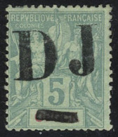 Neuf Avec Charnière N° 1, 5c Vert, Qq Dents Courtes + N° 19, Obl. Pd. - Sonstige & Ohne Zuordnung