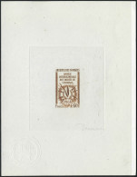 N° 49, 60f Droit De L'homme, épreuve D'artiste En Brun, Cachet à Sec De Controle T.B. - Autres & Non Classés