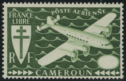 Neuf Avec Charnière N° 17a, Avion Vert Valeur Omise T.B. - Other & Unclassified