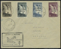 Lettre N° 236/9, La Série Spitfire Sur L Obl Douala 8.12.40 + Cachet Spécial, T.B. - Autres & Non Classés