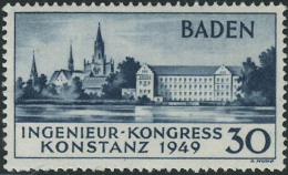 Neuf Avec Charnière N°46a. 30p Bleu. 2ème Tirage. T.B. - Otros & Sin Clasificación