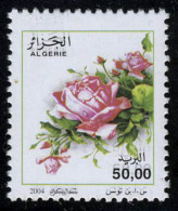 Neuf Sans Charnière N° 1386, 50d Roses, Double Impression Des Inscriptions Noires, T.B. - Autres & Non Classés