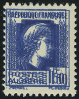 Neuf Sans Charnière N° 214a, 1f50 Bleu Double Impression T.B. - Autres & Non Classés