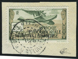 Fragment N° 15a, 2.50 Afrique Française Libre, Surcharge Renversée, Obl Sur Petit Fragment T.B.... - Otros & Sin Clasificación