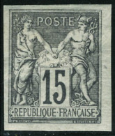 Neuf Avec Charnière N° 33, 15c Gris, T.B. - Other & Unclassified