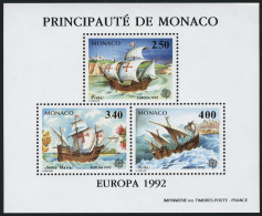 Neuf Sans Charnière N° 19, Bloc Dentelé Gommé Europa 1992, T.B. - Sonstige & Ohne Zuordnung