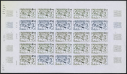 Neuf Sans Charnière N° 292/3, Europa 1981, Feuille Complète De 25ex, Essai De Couleur, ND, T.B. - Autres & Non Classés