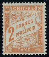 Neuf Sans Charnière N° 41, 2f Orange Superbe - Autres & Non Classés