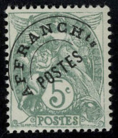 Neuf Sans Charnière N° 41a, 5c Type Blanc, Surcharge à Plat, T.B. - Other & Unclassified
