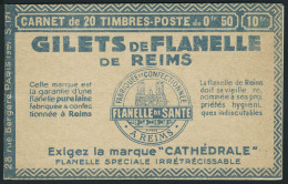 Neuf Sans Charnière N° 257-C5, 50c Jeanne D'Arc, Pub Falières, Benedictins, Vache Qui Rit, Vin, S... - Other & Unclassified