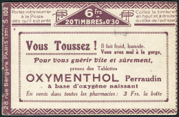 Neuf Sans Charnière N° 192-C2, 30c Bleu, Pubs Gibbs (4 Fois), Couv. S 102 E, Qq Points De Rousseurs... - Sonstige & Ohne Zuordnung