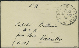 Lettre L. Mention FM Et Càd Dugny RG Aviation 25.10.14, Pour Versaille T.B. Signé Beaudoin - Other & Unclassified