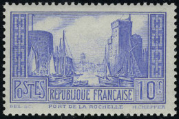Neuf Sans Charnière N° 261b, 10f La Rochelle Outremer Pâle Type I, T.B. - Other & Unclassified