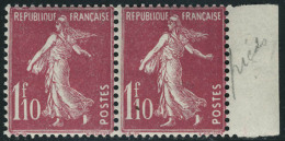 Neuf Avec Charnière N° 238, 1f10 Rose, Semeuse, Variété Sans La Main Droite Et Pied... - Other & Unclassified