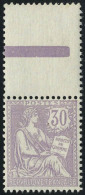 Neuf Sans Charnière N° 128, 30c Violet Bdf, Excellent Centrage Superbe - Sonstige & Ohne Zuordnung