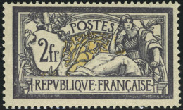 Neuf Sans Charnière N° 122. 2f Merson Violet Et Jaune, Très Frais, Bon Centrage, T.B.... - Autres & Non Classés