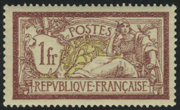 Neuf Sans Charnière N° 121f, 1f Merson, Papier GC, Excellent Centrage, Superbe - Other & Unclassified