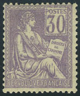 Neuf Sans Charnière N° 115, 30c Violet T.B. - Autres & Non Classés