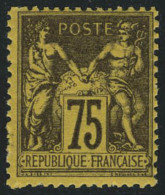 Neuf Sans Charnière N° 99, 75c Violet Sur Orange, T.B. - Other & Unclassified