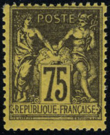 Neuf Sans Charnière N° 99, 75c Violet Sur Orange, T.B. - Other & Unclassified