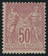 Neuf Avec Charnière N° 98, 50c Rose, Type II, T.B. - Other & Unclassified