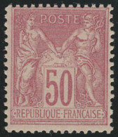 Neuf Sans Charnière N° 98, 50c Rose (II) T.B. - Sonstige & Ohne Zuordnung