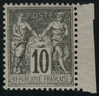 Neuf Sans Charnière N° 89, 10c Noir Sur Lilas (II), Très Bien Centré, Bdf, Superbe - Sonstige & Ohne Zuordnung