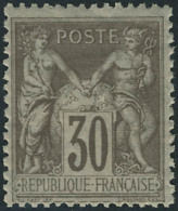 Neuf Sans Charnière N° 80 + 80a, Les 2 Nuances Du 30c, Type II, Dont N° 80 Bdf. T.B. - Autres & Non Classés