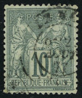 Oblitéré N° 76, 10c Vert Type II Bien Centré, T.B. - Sonstige & Ohne Zuordnung