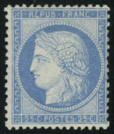 Neuf Avec Charnière N° 60C, 25c Bleu Type III, T.B. - Sonstige & Ohne Zuordnung