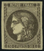 Neuf Avec Charnière N° 47d, 30c Brun Foncé, T.B. - Other & Unclassified