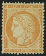 Neuf Avec Charnière N° 38b, 40c Orange Clair, Bon Centrage, Forte Charnière, T.B. - Sonstige & Ohne Zuordnung