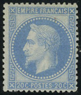 Neuf Avec Charnière N° 29A, 20c Bleu Type I T.B. Signé A Brun - Sonstige & Ohne Zuordnung