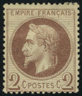 Neuf Avec Charnière N° 26Aa, 2c Chocolat Type I T.B. - Autres & Non Classés