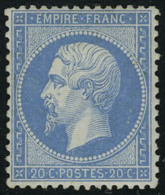 Neuf Avec Charnière N° 22, 20c Bleu Très Bien Centré, T.B. - Sonstige & Ohne Zuordnung