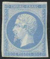 Neuf Sans Gomme N° 14A, 20c Bleu Type I, T.B. - Autres & Non Classés