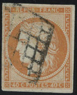 Oblitéré N° 5, 40c Orange, T.B. - Altri & Non Classificati