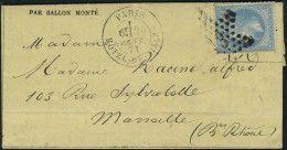 Lettre LE GENERAL DAUMESNIL, Gazette Des Absents N° 29, Départ Paris Hotel De Ville 20.1.71 Pour... - Sonstige & Ohne Zuordnung