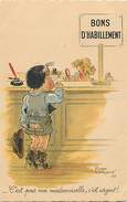 Themes Div Ref P196 - Dessin Illustrateur Roger Levasseur -enfants - Bons D Habillement -1941- - Levasseur, Roger