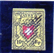 B - Svizzera 1850 - Rayon - Croce - 1843-1852 Correos Federales Y Cantonales