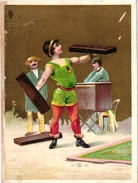 2 Cards C1895 Pub Brillant Oriental St Nazaire Weight-Lifting HALTEROPHILIE - Altri & Non Classificati