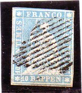 B - Svizzera 1857 - Elvezia Seduta - 1843-1852 Timbres Cantonaux Et  Fédéraux