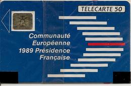 CARTE-PUBLIC-1989-50U-F107B-SC5an-11/89-COMMUNAUTE EUROPEENNE-Série 6 Pe 108723-NSB-TBE - 1989